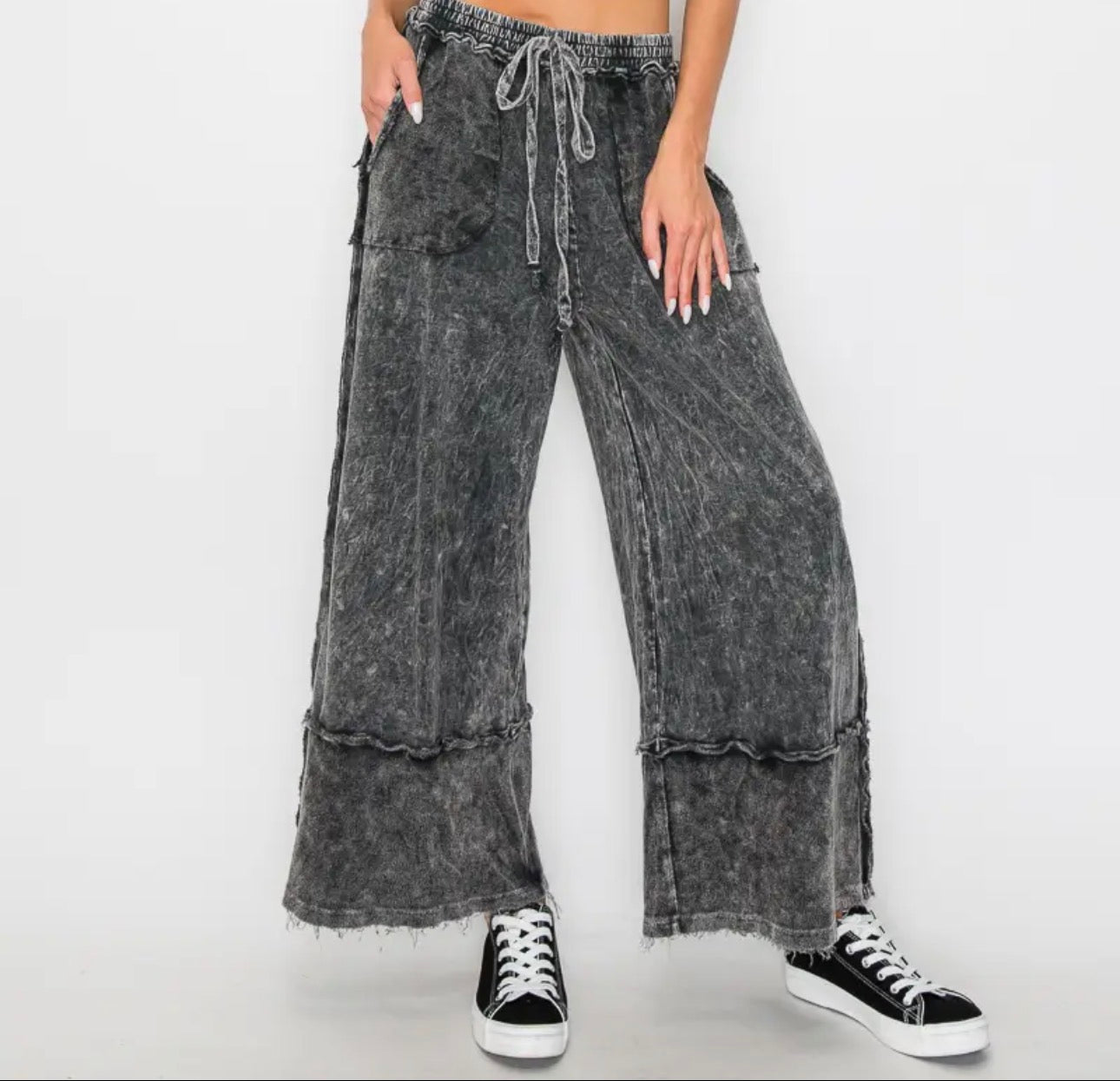Every day acid wash pants