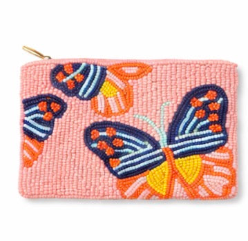 Beaded coin purse