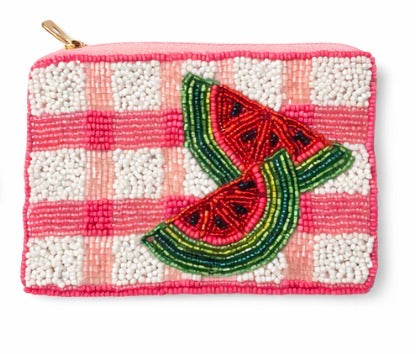 Beaded coin purse