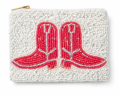 Beaded coin purse