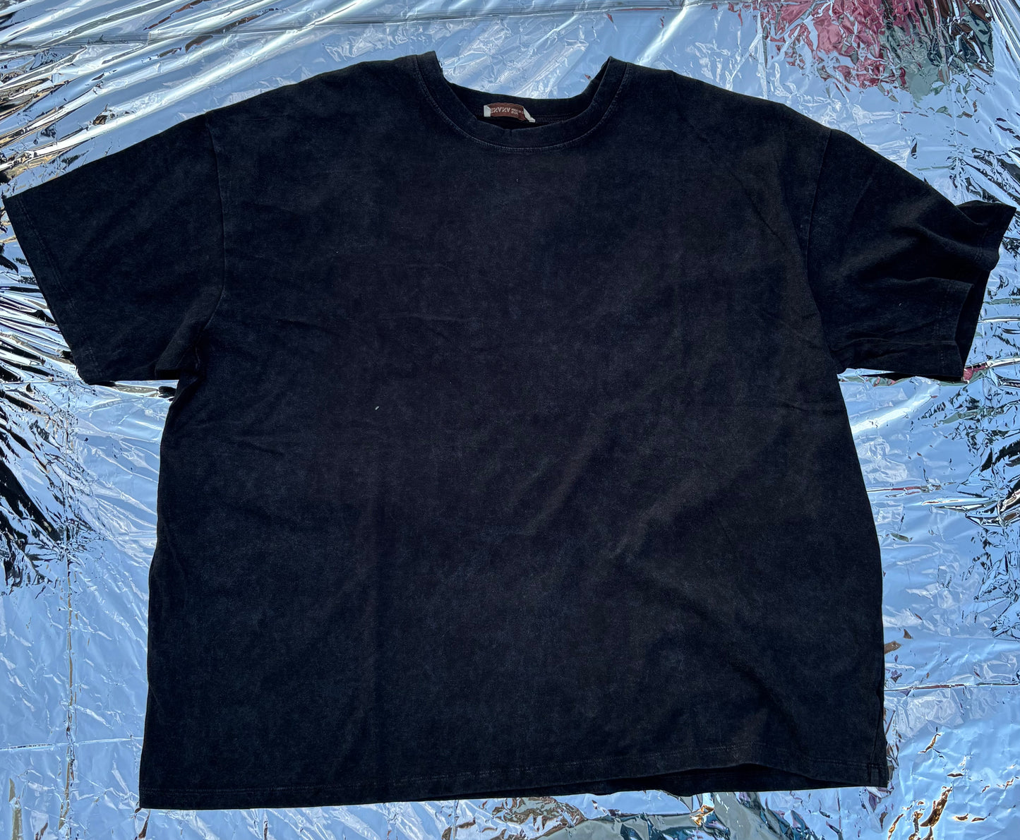 Acid wash oversized tee