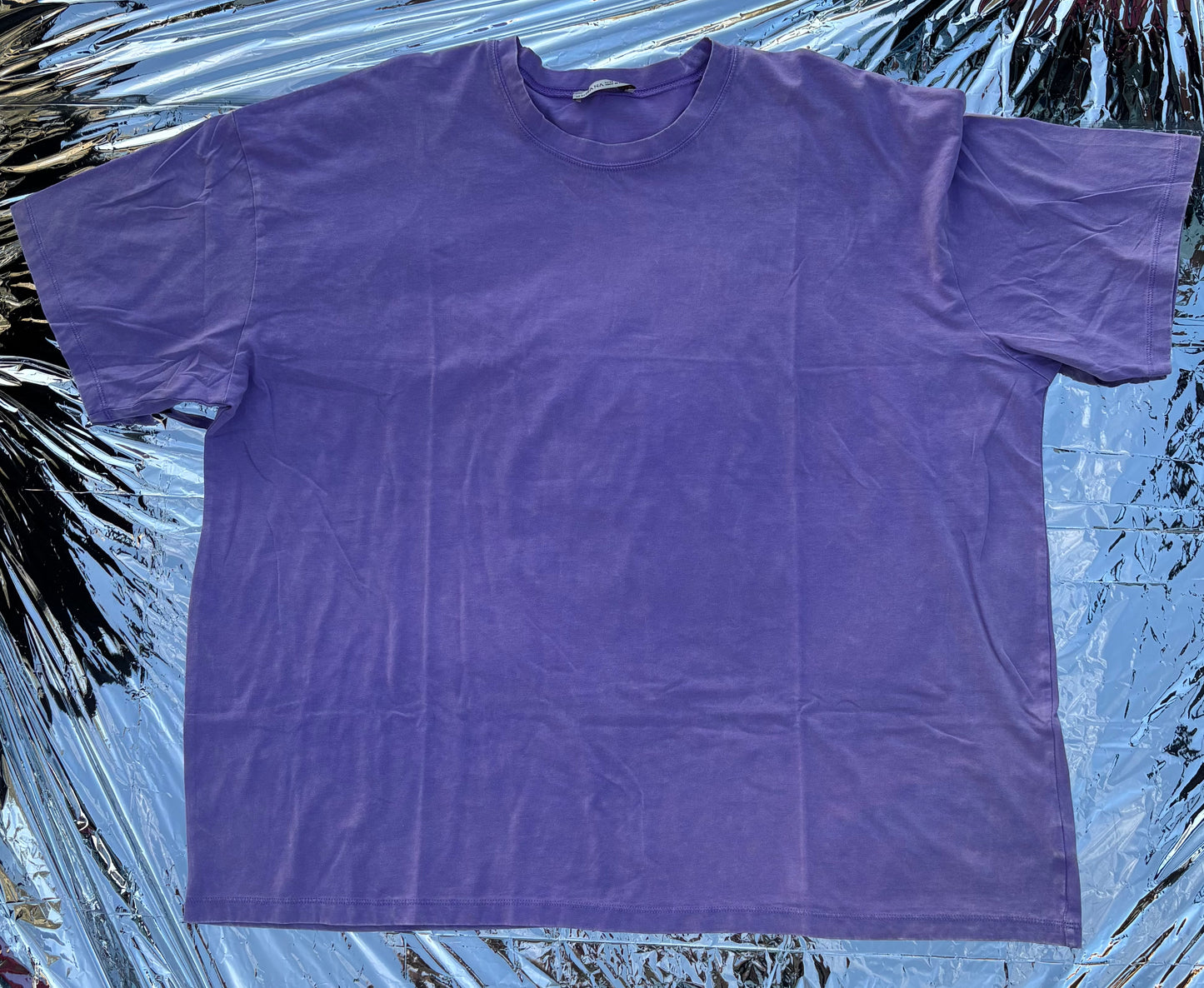 Acid wash oversized tee